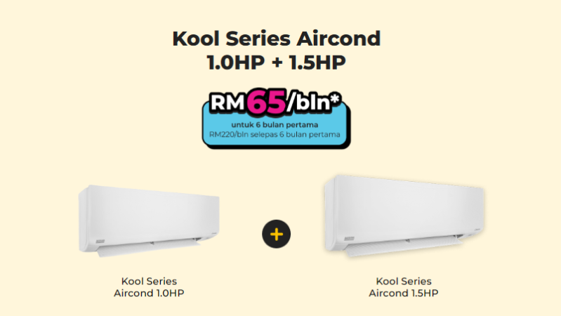 Kool Series 1.0HP + 1.5HP